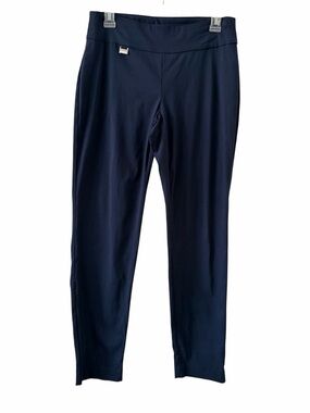 Alfani Navy Slim Stretch Pull Up Pants size 6